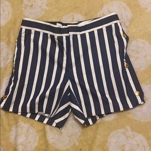 Pinstripe shorts